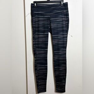 Columbia Womens Stripped Workout Leggings Size L